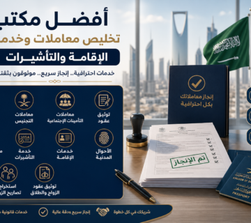 استخراج تصاريح أفضل مكتب تخليص معاملات وخدمات الإقامة والت