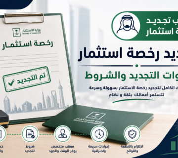 معقب تجديد رخصة استثمار: خطوات التجديد والشروط