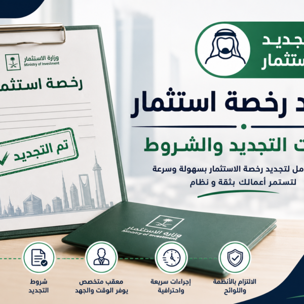 تجديد رخصة استثمار معقب تجديد رخصة استثمار: خطوات التجديد والشروط