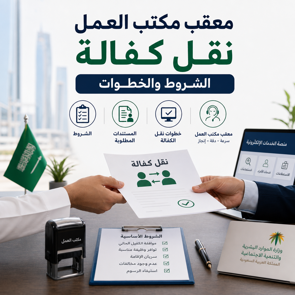 معقب مكتب العمل نقل كفالة