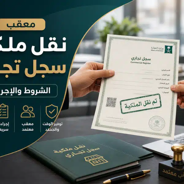 معقب نقل ملكية سجل تجاري: الشروط والإجراءات