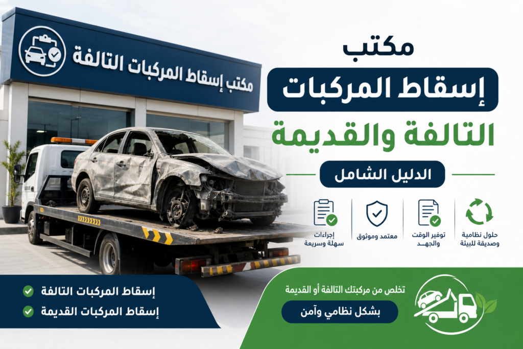 إسقاط المركبات التالفة مكتب إسقاط المركبات التالفة والقديمة الدليل الشامل