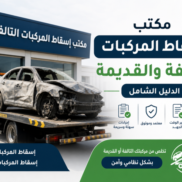 مكتب إسقاط المركبات التالفة والقديمة الدليل الشامل