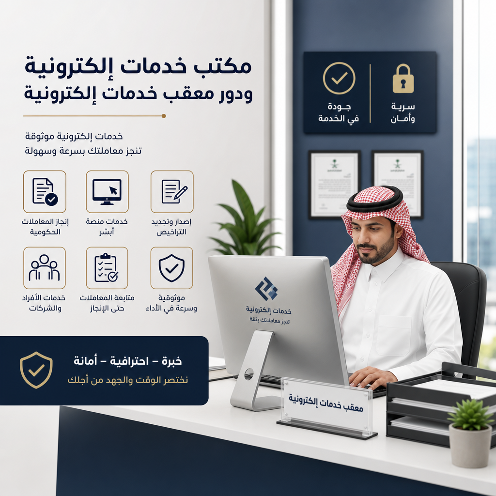 مكتب خدمات الكترونية مكتب خدمات الكترونية