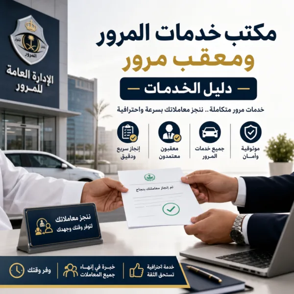 مكتب خدمات المرور ومعقب مرور: دليل الخدمات