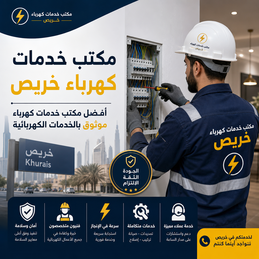 مكتب خدمات كهرباء خريص مكتب خدمات كهرباء خريص